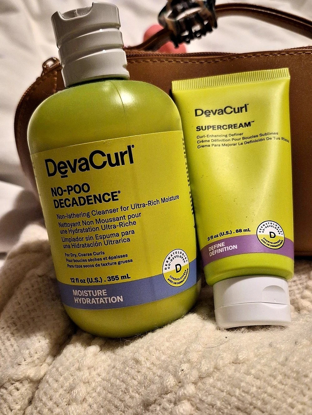 DevaCurl No-Poo Decadence Cleanser & SuperCream Hair Care Set